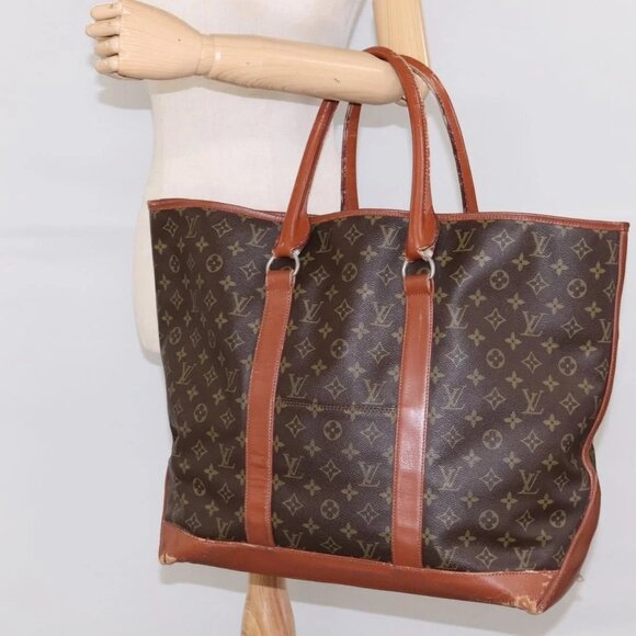LOUIS VUITTON Monogram Sac Weekend GM Tote Bag M42420 LV Auth 117783 - Picture 14 of 16